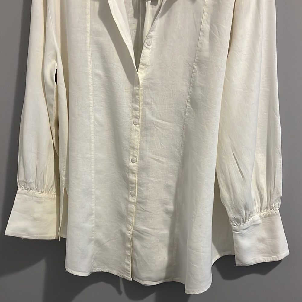 ❤️SOLD❤️ 💫 HP 💫 NWTS FREE PEOPLE LINEN TOP (M) - Picture 10 of 15